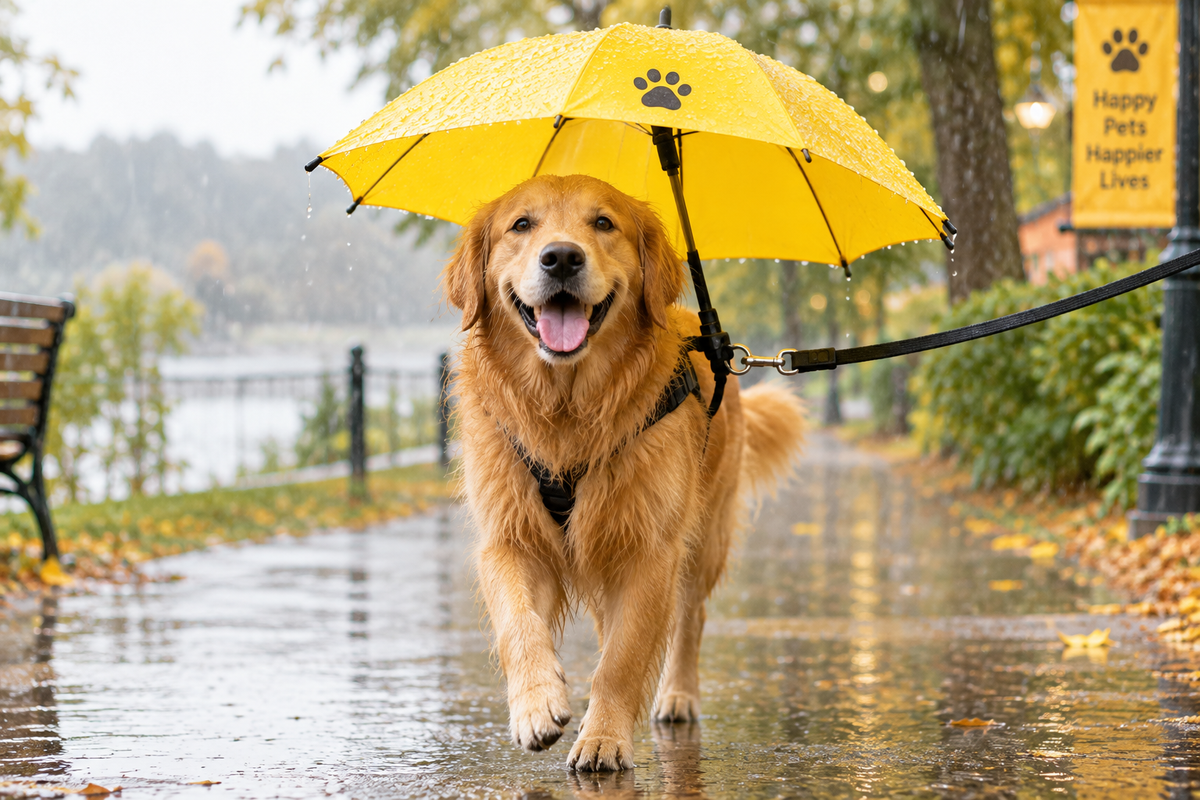 Dog Umbrella Banner
