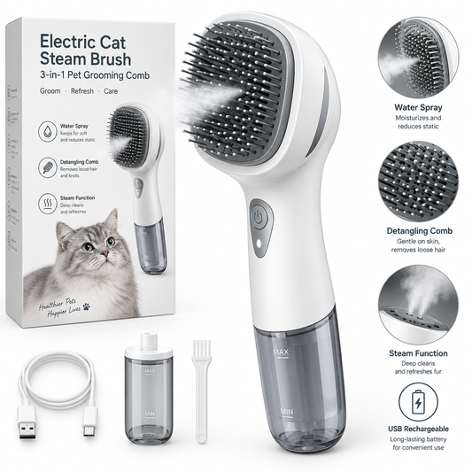 Electric Cat Steam Brush